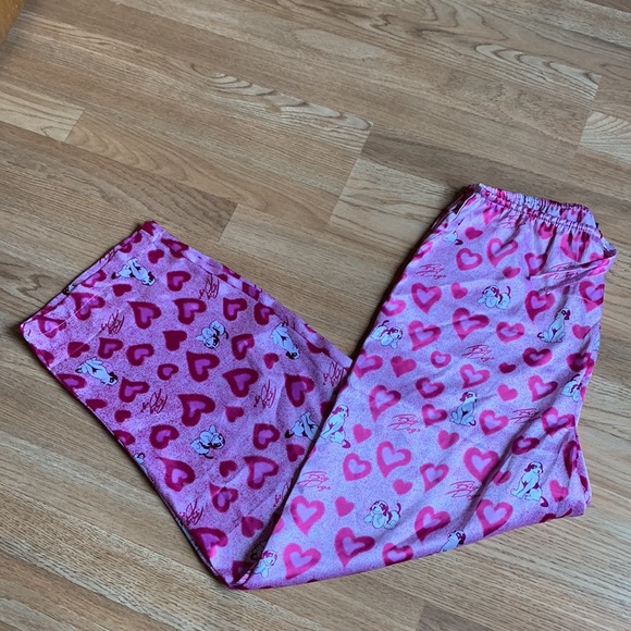 1990’s Vintage Fun+Attitude Big Dogs hot pink 2 pc pajama set. Size Medium. - Picture 7 of 15